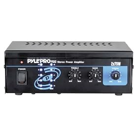 Pyle - Mini 2x75W Stereo Power Amplifier - PCA3