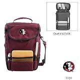 Florida State Seminoles NCAA Duet Wine and Cheese Tote (Burgundy) (Embroidered Logo)