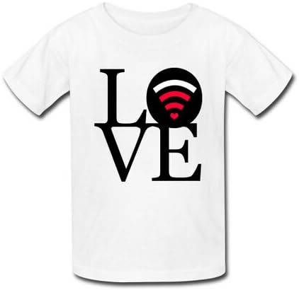 "Love Wifi as You" Custom T-shirt For Man Woman (XXL)