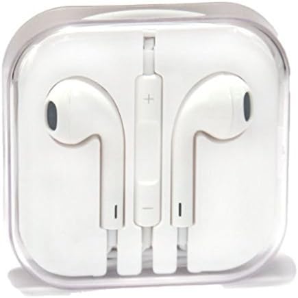 Original Oem iPhone Earbuds with Mac and Volume Control (White)