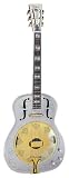 Dean Resonator Chrome/Gold Thin Body Electric Resonator