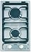 Kitchen & Housewares : Delonghi DEGCT212FX 12'' Gas Cooktop with 2 Sealed Burners, Electronic Ignition & Cast-Iron Grates: Stainless Steel
