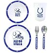 Indianapolis Colts 5 Piece Children's Dinner Set - Football Sports Merchandise