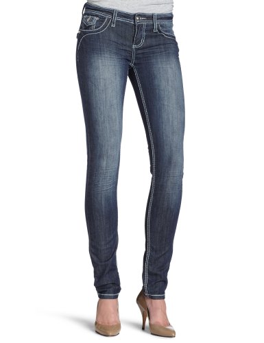YMI Juniors Skinny Jean with Back Flap and Stones