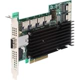 Intel RS2SG244 24-port SAS RAID Controller-Serial ATA/600,Serial Attached SCSI-PCI Express 2.0 x8-Plug-in Card-RAID Support-0,1,5,6,10,50,60,JBOD RAID Level-512 MB
