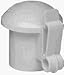 10PK WHT Cap Insulator