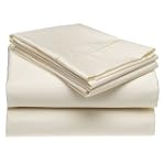 Renaissance 600-Thread-Count Cotton Sateen Queen Sheet Set, Ivory