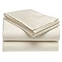 Renaissance 600-Thread-Count Cotton Sateen Queen Sheet Set, Ivory