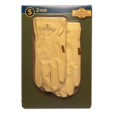 Plainsman Cabretta Leather Gloves- Small - 2 Pair On Sale