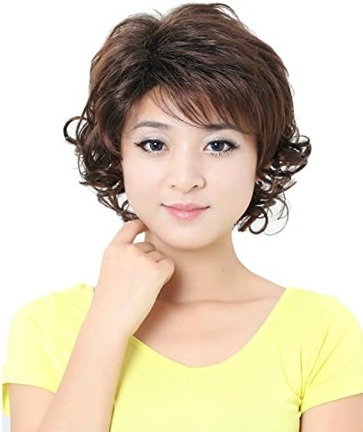 HI GIRL New Style Fashion 100% Human Hair Women's Short Full Wig Free #15