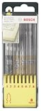 Bosch 8 Piece T shank Jigsaw Blade Set