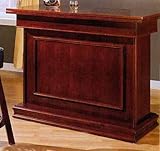 Cherry Finish Three Game Table Bar Unit