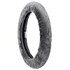 Genuine Sheepskin Steering Wheel Cover, Gray