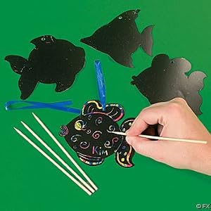 Magic Color Scratch Fish Ornaments by 
