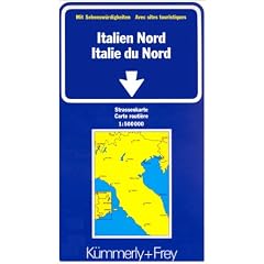 Carte routi�re et touristique : Italie du Nord