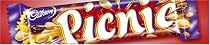 Cadburys Picnic - Nutty and Chewy Chocolate Bar