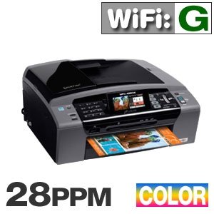 Brother MFC-495CW Inkjet Color Multifunction Centre with Wireless Networking for the Small Office/Home Office