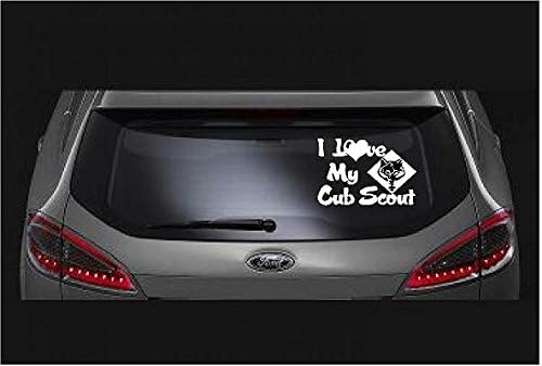 I Love My Cubscout,custom Vinyl Decal/bumper Sticker for Windows,cars,trucks,macbooks.etc.#98099