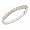 10k White Gold Diamond Wedding Anniversary Band Ring 4 (1/3Cttw, SI Clarity, H Color)