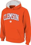 Clemson Tigers Orange Tackle Twill Big Autumn Hooded Sweatshirt