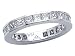 3.10 cts Princess Diamonds Eternity Band - Platinum, 14kt White or Yellow Gold