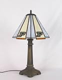 Purdue Boilermakers Stained Glass Lamp with Logo Panels