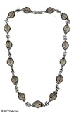 Quartz necklace, 'Royal Elegance'