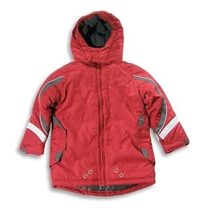 Buy Carter's - Boys Winter Hooded Winter Jacket, Red, Charcoal by carter's