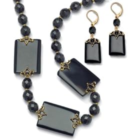 2-Piece Onyx Jewelry Set