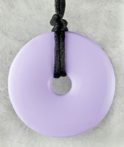 Smart Mom Teething Bling Donut Teething Necklace (Lilac)