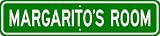 MARGARITO ROOM SIGN - Personalized Gift Boy or Girl, Aluminum