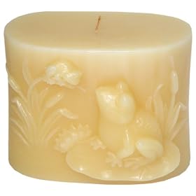 Sculpted Frog Decorative Hand-made Unscented Candle Lamp - 5