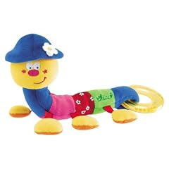 Chicco 65472 - Rassel Raupe, verschiedene Materialien