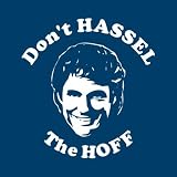 Don't Hassel the Hoff t-shirt blue