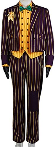 Divcos Batman Arkham Asylum Joker Jacket Cosplay Costume Coat Suit Small