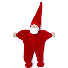 Under The Nile Santa Doll, Red