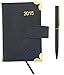 2015 Weekly Planner by Paper Craft 3 x 4 Inch - Blue Leather