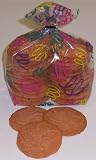 Gourmet Food : Scott's Cakes 1 lb. Raspberry Shortbread Cookies in a Confetti Bag