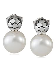 Honora "Times Square" White Freshwater Cultured Pearl Drop Earrings