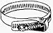 Ideal Corp. 5672053 Snap Down Dryer Vent Hose Clamp