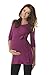 Purpless Maternity Lovely 2in1 Maternity and Nursing 3/4 Sleeved Wrap Top 7035