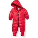 オールドネイビー OLD NAVY/ フードスノースーツ ロビーレッド アウターカバーオール 3～6ヶ月【並行輸入】