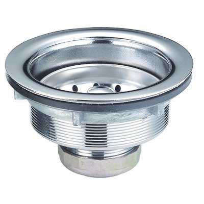 Stainless Steel Basket Strainer Brushed Nickel