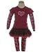 Ooh La La Couture Desert/Rose Camo Sleeve Shirt and Skirted Legging Set 3T