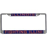 Illinois Fighting Illini Blue Mirror License Plate Frame