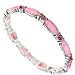 The Jennifer Stretch Braclet in Rose Pink