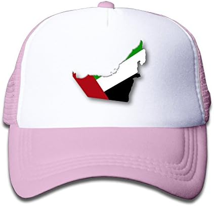 QZJKW Cool Flag Map Of United Arab Emirates Children Kids Nylon Adjustable Baseball Cap One Size Fits Most