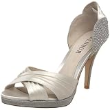 Menbur Women's 041260A04 Peep-Toe Platform Pump,Ivory,39 EU (9 M US)