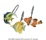 Blue Lagoon Shower Hooks - set of 12