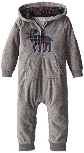 Carter's Baby Boys' Graphic Fleece Pram (Baby) - Heather